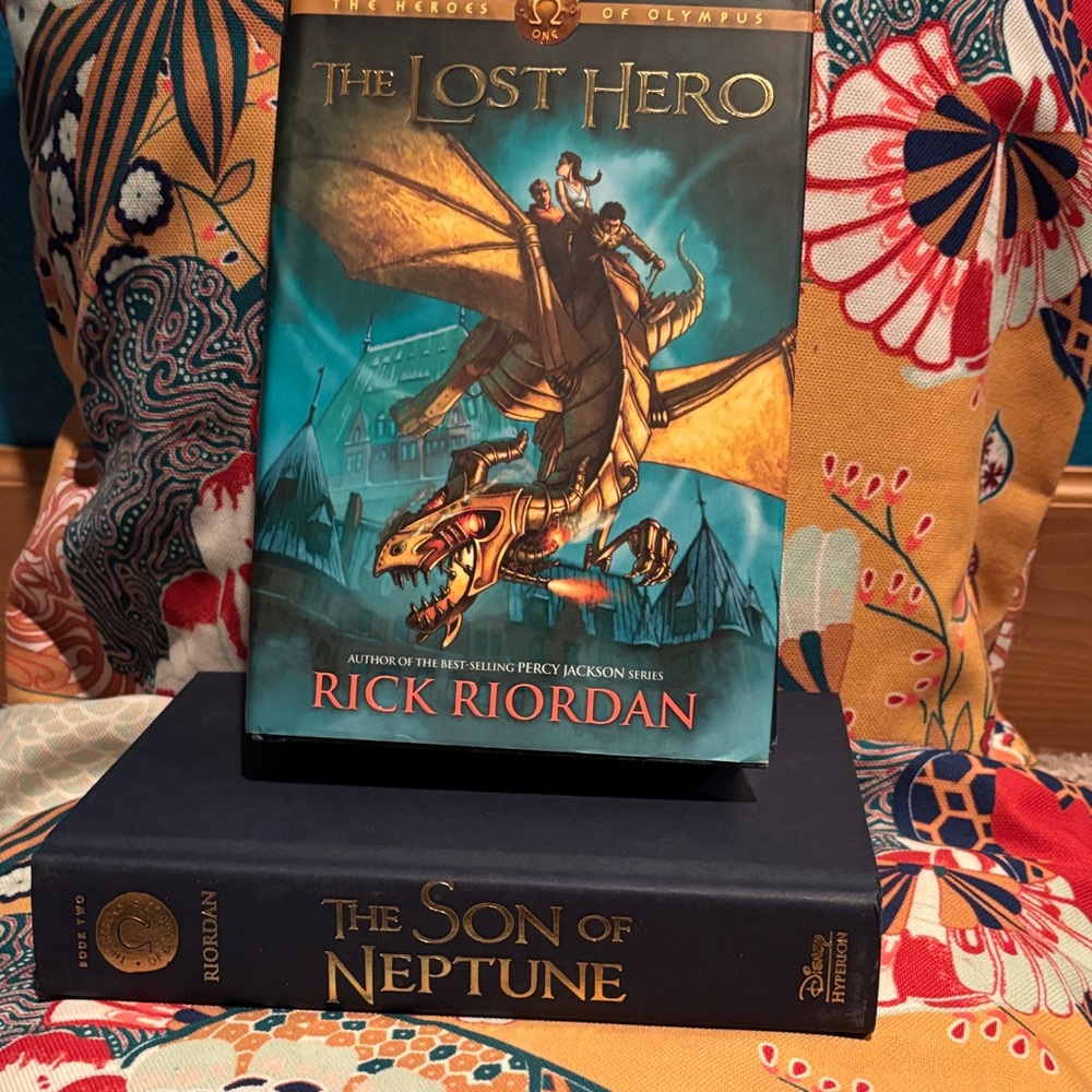 The Lost Hero and The Son of Neptune Book Set - Rick Riordan